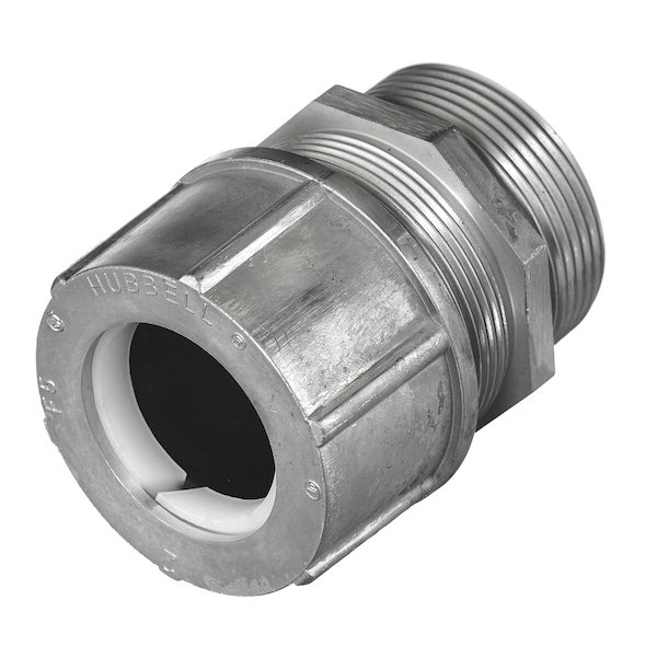 Kellems Wire Management, Cord Connectors, Straight Male, .75-.88", 1 1/4", Aluminum